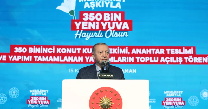 Türkiyə Prezidenti: Təbii fəlakət zonasının 11 vilayətində yeni yaşayış obyektlərinin sayı 350 mini ötüb