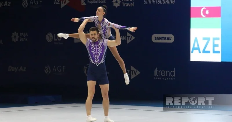 Azərbaycanlı gimnastlar finala vəsiqə qazanıb FOTO