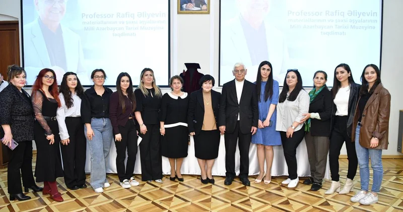 Научные материалы всемирно известного учёного Рафига Алиева переданы в музей (ФОТО)