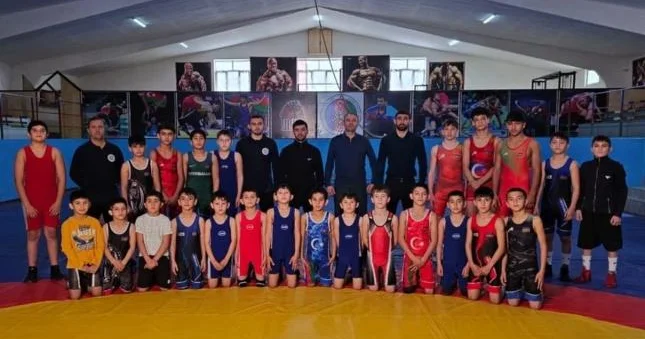 Şəmkirin Bayramlı kəndində güləş zalı istifadəyə verilib