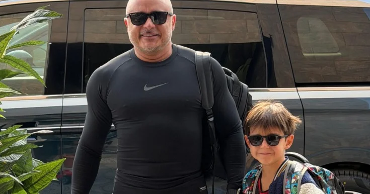 Miri Yusif oğlu ilə Foto