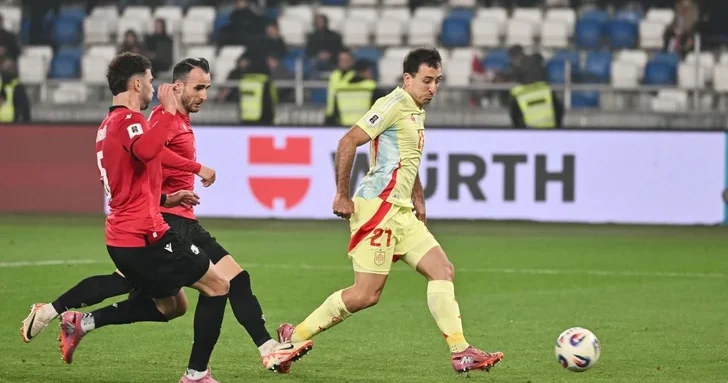 Отборочный этап ЧМ 2026: Испания разгромила Грузию