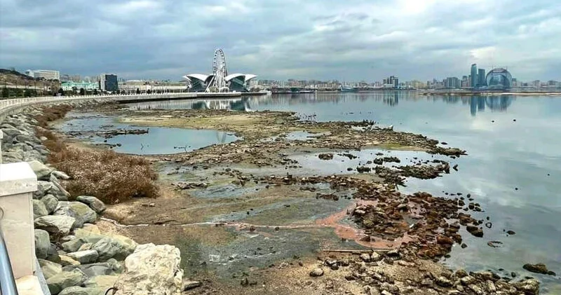 Xəzər dənizi geri çəkilir
