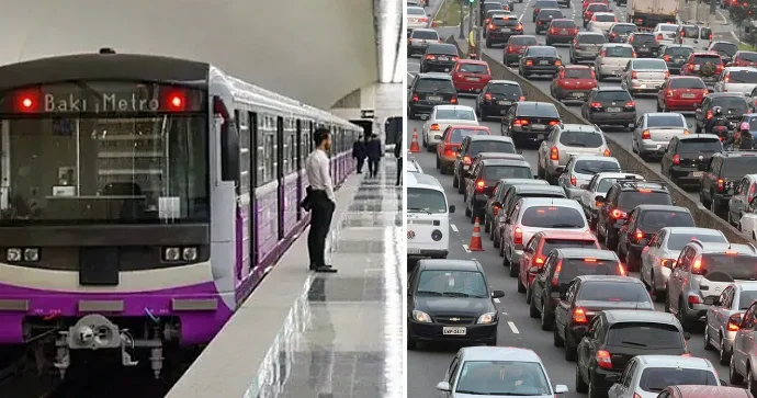 Metro sərnişinlərinin sayı azalıb, avtomobil istifadəçilərinin sayı artıb 10 AYIN STATİSTİKASI