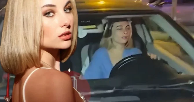 Türkiyəli aktrisa gül satan uşağı vuraraq qaçdı ANBAAN GÖRÜNTÜ