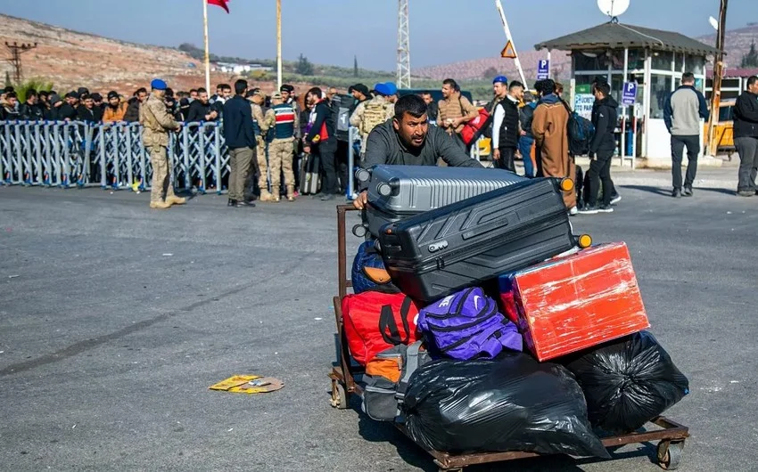 Türkiyədən ölkəsinə qayıdan suriyalıların sayı açıqlandı