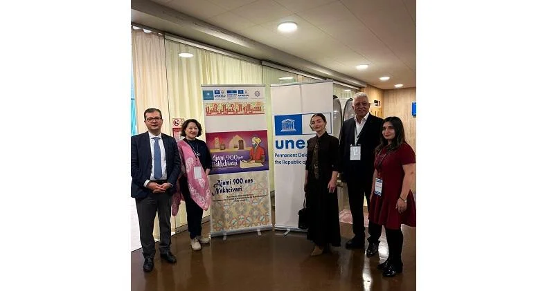 В штаб квартире ЮНЕСКО открылась выставка, посвященная 900 летию со дня рождения Мемара Аджеми Нахчивани ФОТО