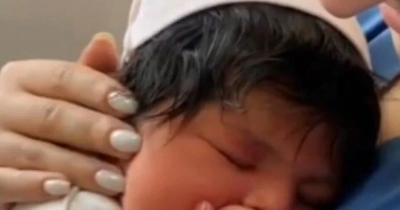 500 kilo, 300 qr körpə DOĞULDU VİDEO