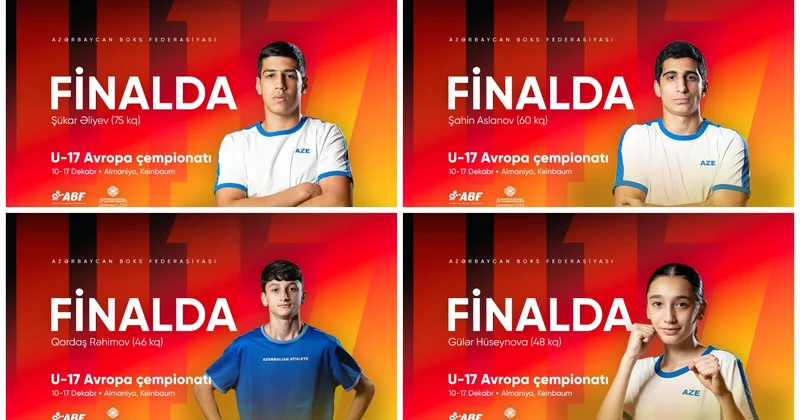 4 boksçumuz Avropa finalında