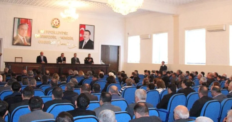 Goranboyda icra başçısı yanında Şuranın iclası keçirilib FOTOLAR