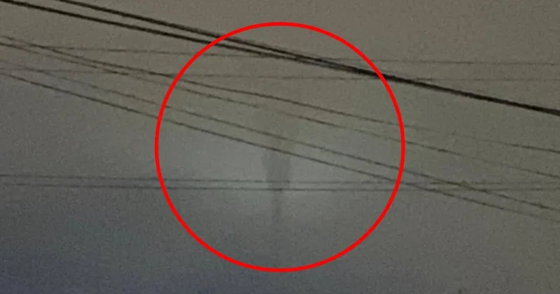 Bakıda gecə müəmmalı görüntü VİDEO