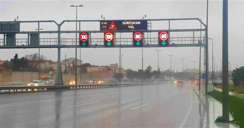 На одной из ключевых дорог Баку снижен скоростной режим