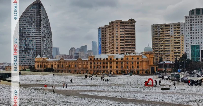 Azərbaycana qış gəlir Dəqiq vaxt