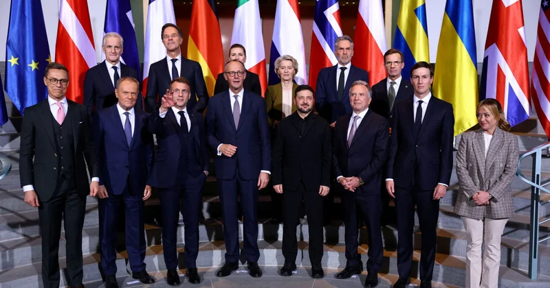 Avropa liderləri Ukrayna üçün çoxmillətli qüvvələrin yaradılmasını dəstəklədiklərini bildiriblər
