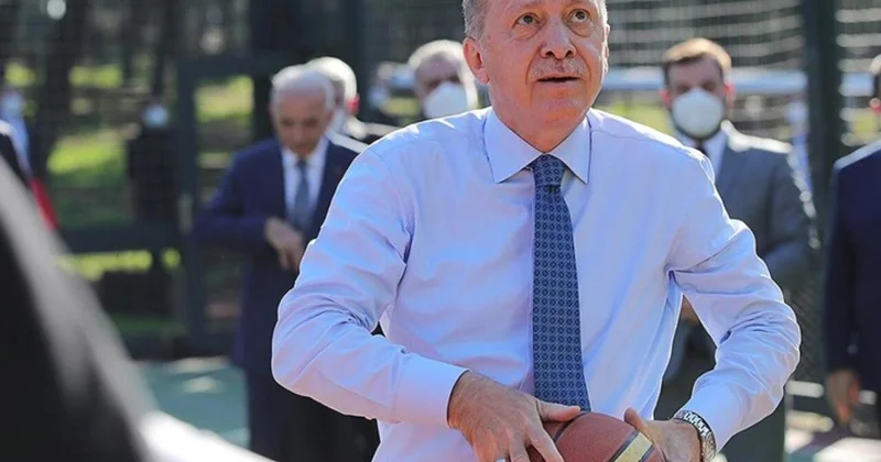 Həftədə 2 3 dəfə basketbol oynayıram Ərdoğan VİDEO