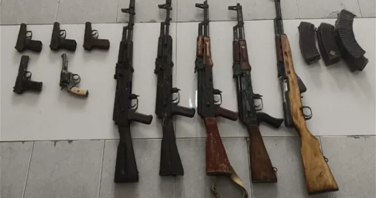 Əhalidən xeyli sayda qanunsuz silah sursat götürülüb