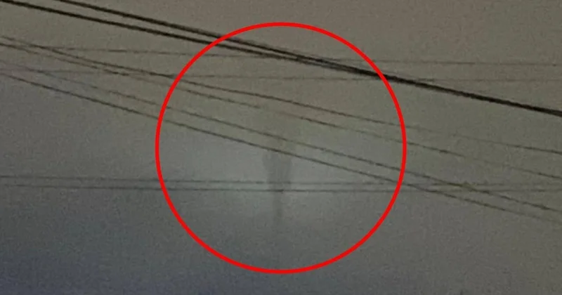 Bakıda gecə müəmmalı görüntü VİDEO