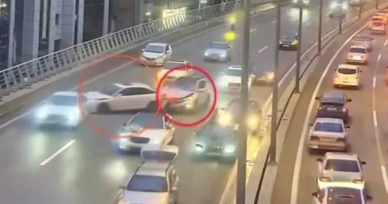 Bakıda toy karvanında baş verən zəncirvari qəzanın ANBAAN VİDEOSU