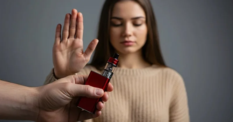 Elektron siqaretin cəmi üç gün istifadəsi ilə yaranan böyük təhlükə