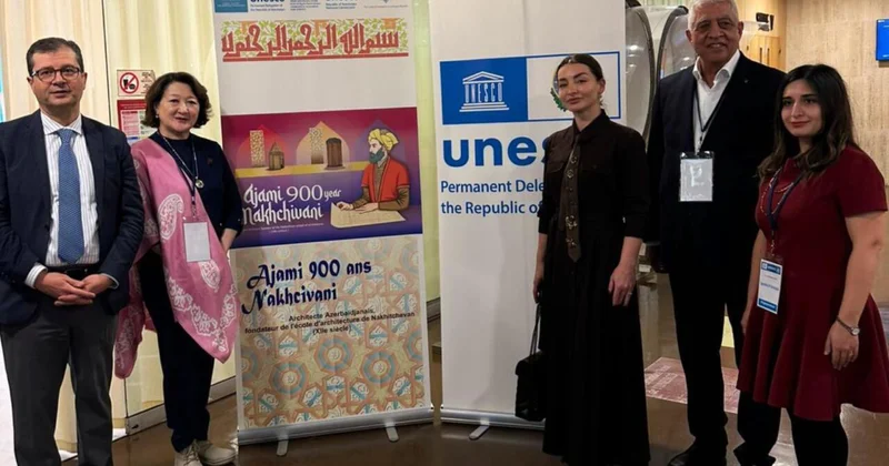 UNESCO nun mənzil qərargahında Memar Əcəminin anadan olmasının 900 illiyi münasibətilə sərgi açılıb FOTO