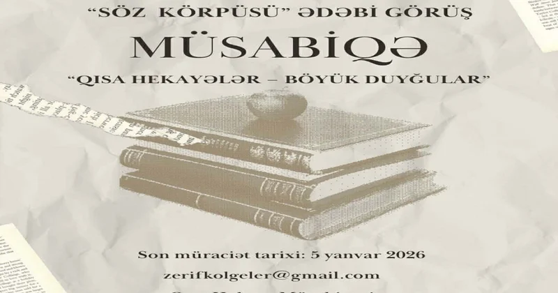 Qısa hekayə müsabiqəsi elan edildi Şərtlər