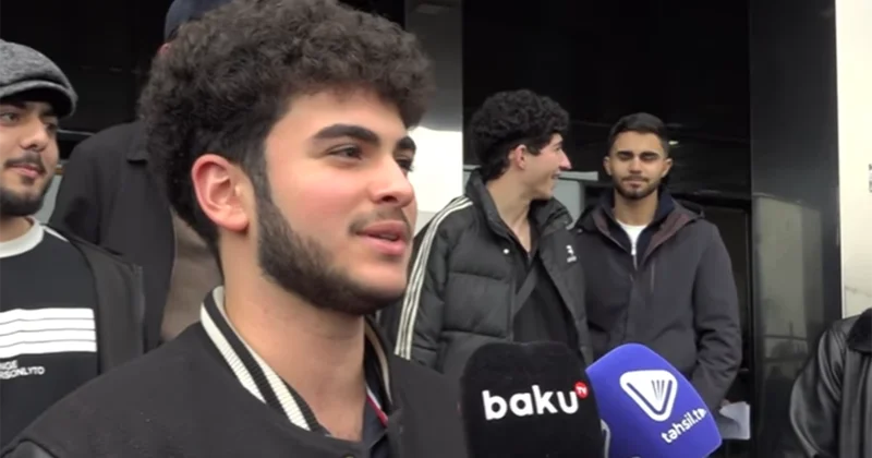 “Yerdəki 100 manatı götürmək istəyəndə yıxıldı” Video