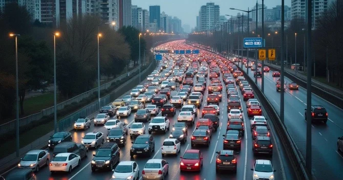 Dünyanın bu şəhərlərində saatlarla tıxac olur araşdırma