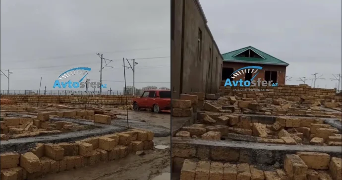 Maklerlərin tikib satdığı evlərin görüntüləri yayıldı Vətəndaş ŞİAKYƏTİ VİDEO