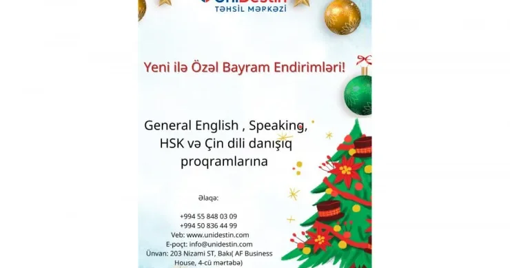 UniDestin də Yeni ilə Özəl Bayram Endirimləri