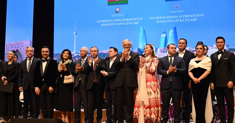 Heydər Əliyev Mərkəzində Özbəkistan Mədəniyyəti Günlərinin açılış mərasimi keçirilib