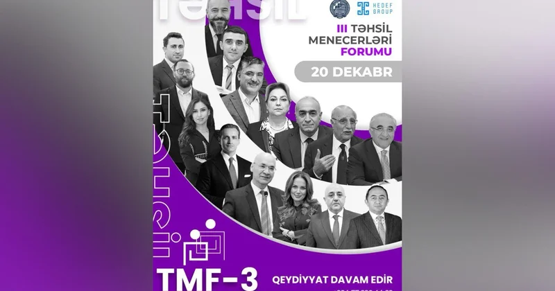 Bakıda III Təhsil Menecerləri Forumu KEÇİRİLƏCƏK