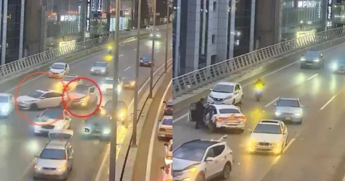 Toy karvanında hoqqa verənlər qəza törətdi DİN görüntüləri yaydı VİDEO