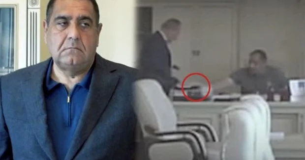 KORRUPSİYA, RÜŞVƏT... DTX həbs olunan icra başçısı barədə görüntü yaydı (VİDEO)
