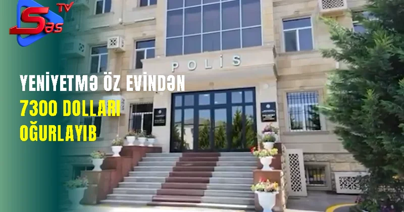 Yeniyetmə öz evindən 7300 dolları oğurladı