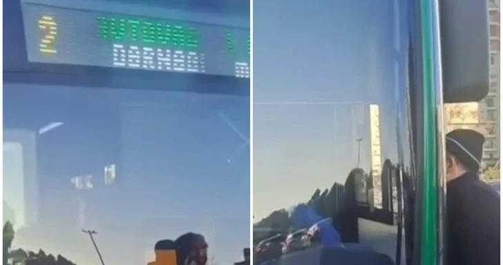 Конфликт в бакинском автобусе привел к остановке движения
