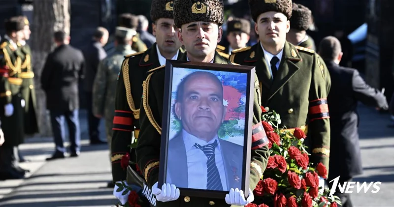 Национальный герой Азербайджана Шахин Тагиев похоронен на Военном мемориальном кладбище ФОТО