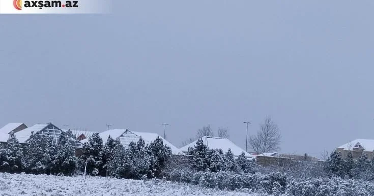 Sulu qar, 20 dərəcə şaxta...