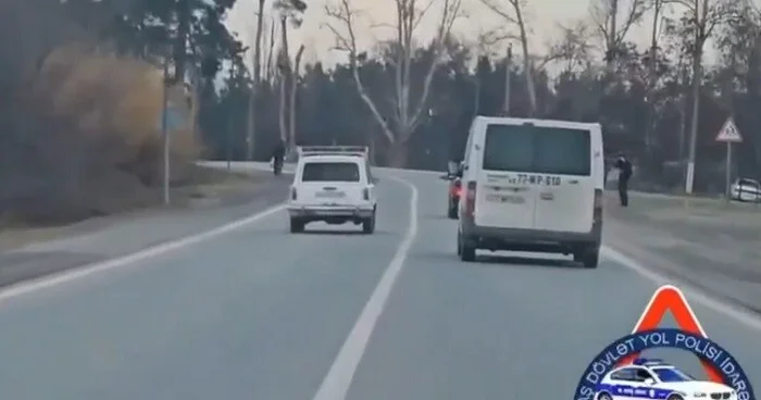 Sərxoş sürücü yolda təhlükə yaratdı Anbaan video