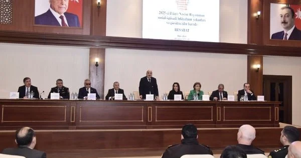 Nəsimi rayonunda 2025 ci ilin yekunları üzrə hesabat yığıncağı keçirilib FOTO