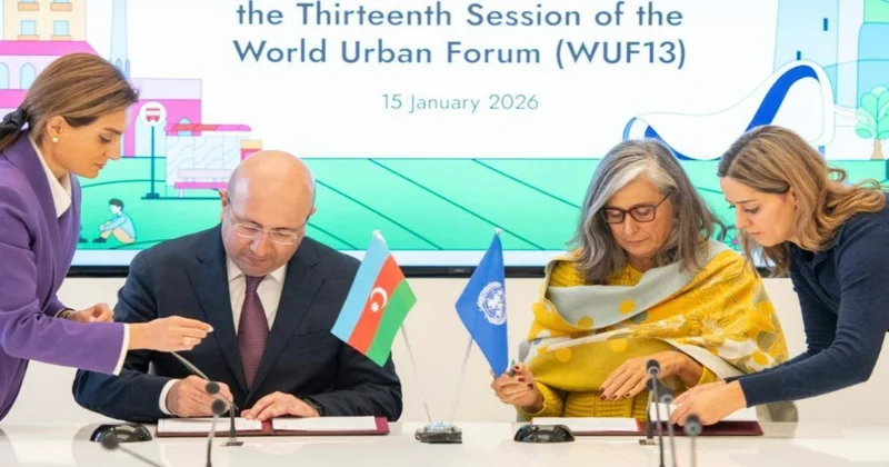Азербайджан и UN Habitat подписали логистическое соглашение по проведению WUF13