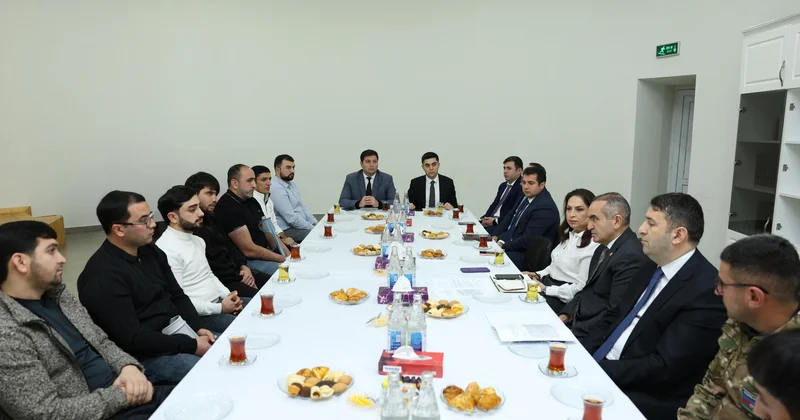 Müharibə ilə əlaqədar əlilliyi olan daha bir qrup şəxslə görüş olub