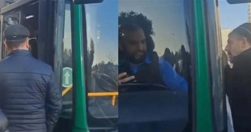 Водитель BakuBus отказался управлять транспортным средством ВИДЕО