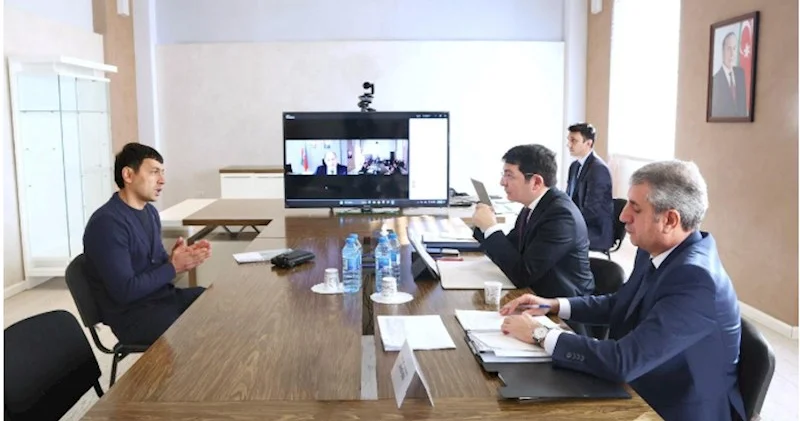 İqtisadiyyat nazirinin birinci müavini Şəmkirdə vətəndaşları qəbul edib FOTOLAR