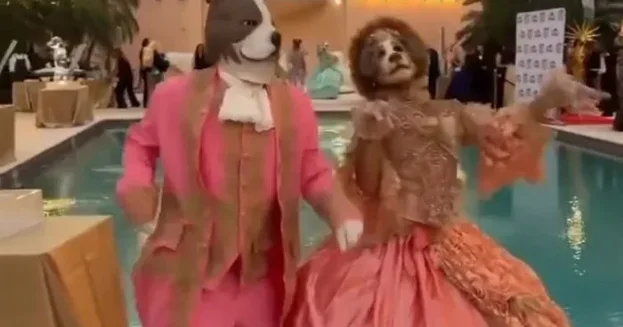 Trampın toyunun olduğu klubda qalmaqallı it şənliyi