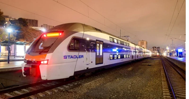 Abşeron dairəvi dəmir yolu üzrə qatarların hərəkət cədvəli yenilənir FOTOLAR