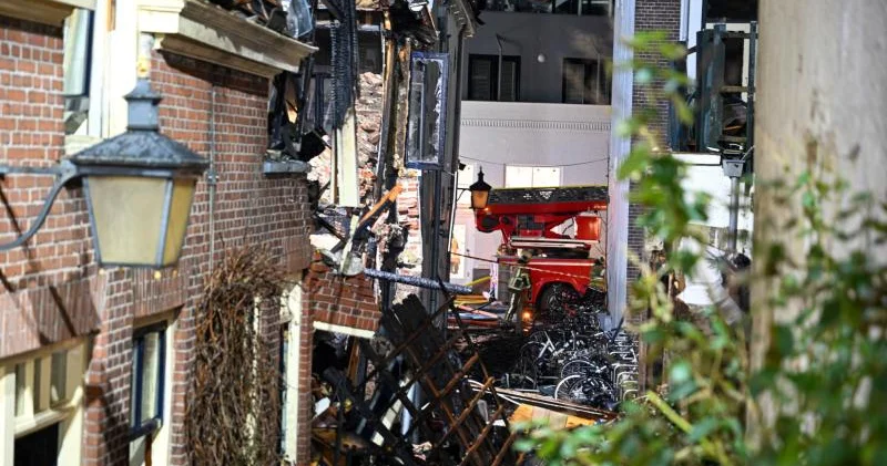 Güclü partlayış: Yanğın başlayıb FOTO