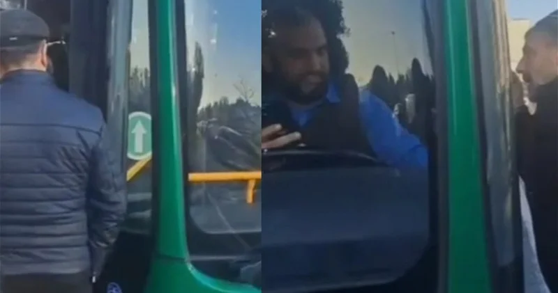 “BakuBus” sürücüsü sərnişinlə mübahisə edib avtobusu idarə etməkdən imtina etdi VİDEO