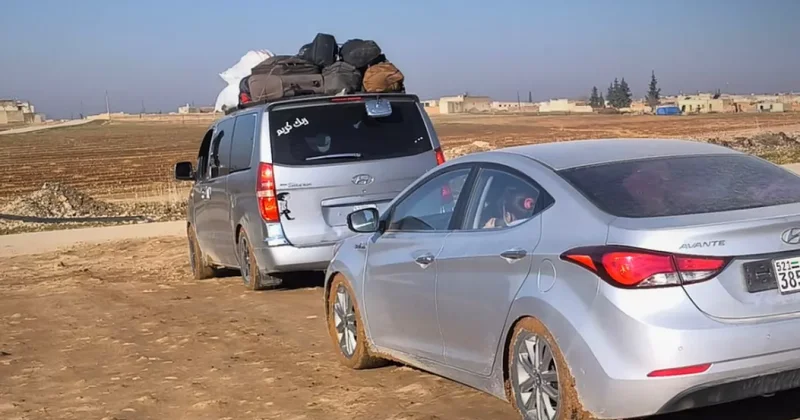 Жители деревни Мабуджа покидают населённый пункт из за блокады SDF ФОТО