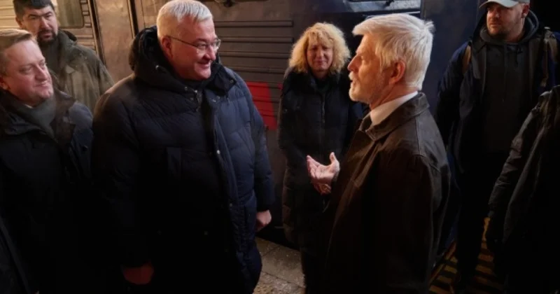 Çexiya prezidenti Kiyevə getdi