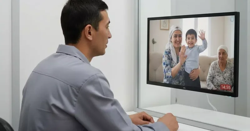 Осужденным в Узбекистане предоставлено право на дистанционное видеообщение: ПОДРОБНОСТИ